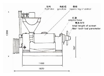 雙象6YL-120型螺旋榨油機詳細介紹